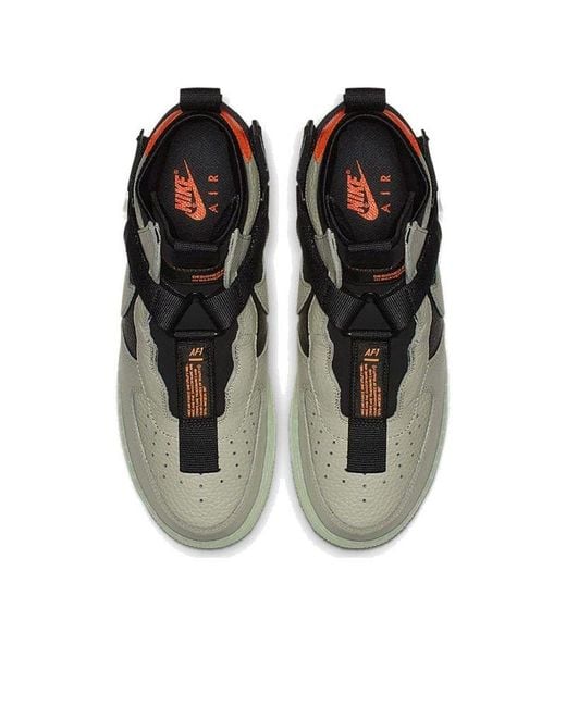 Nike Brown Air Force 1 Mid Utility 'Spruce Fog' for men