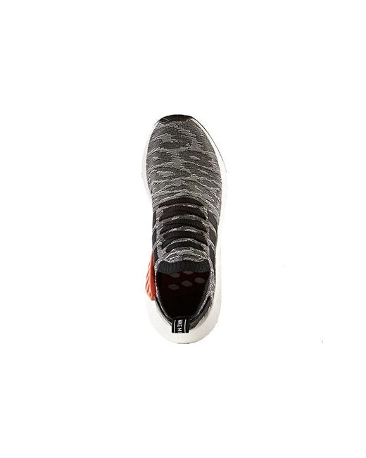 Adidas Black Nmd_R2 Primeknit 'Core' for men
