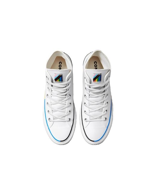Converse White Chuck Taylor All Star Lift High 'Pride Proud To Be' for men