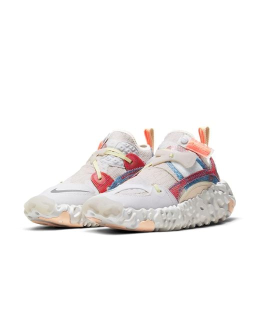 Nike Blue Ispa Overreact Flyknit 'Light Bone' for men