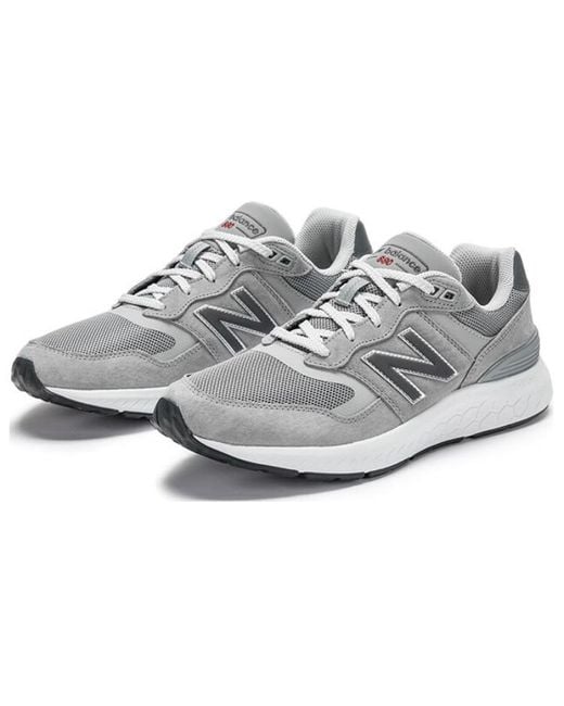 New Balance Gray Walking Fresh Foam 880 V6 Shoes for men