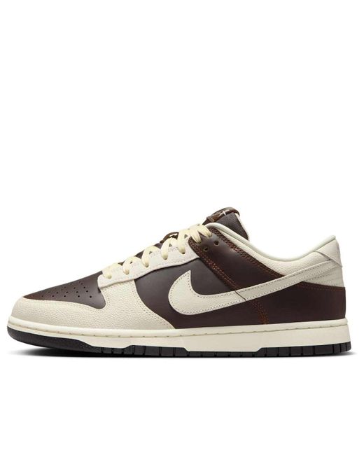 Nike Brown Dunk Low Retro Shoes for men