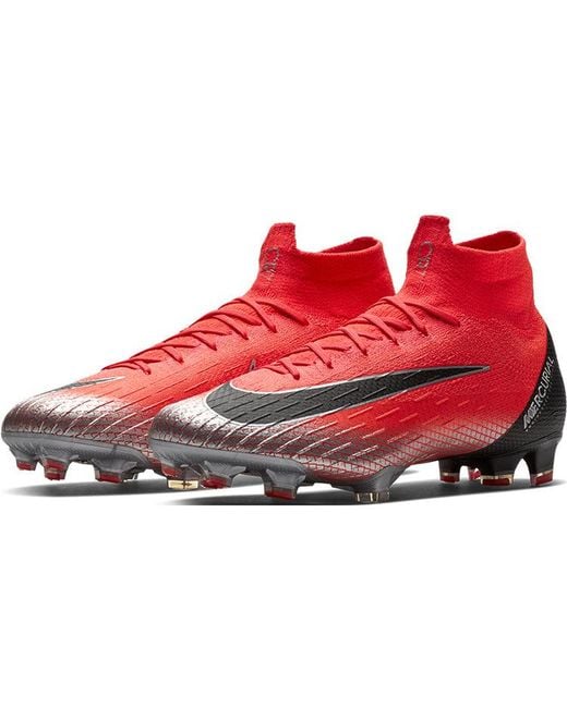 Nike Red Mercurial Superfly 6 Elite Cr7 Fg 'Flash Crimson' for men