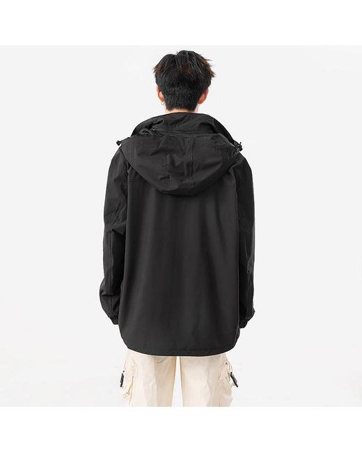 Mizuno Black Logo Waterproof Jacket for men