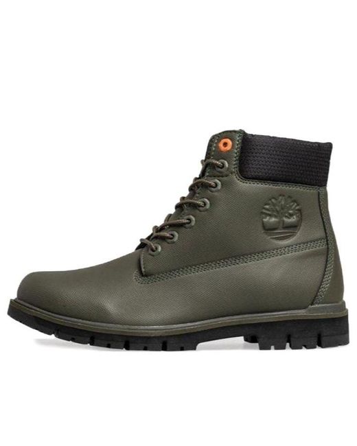 Timberland Black Radford Rubberized 6-inch Waterproof Boots for men