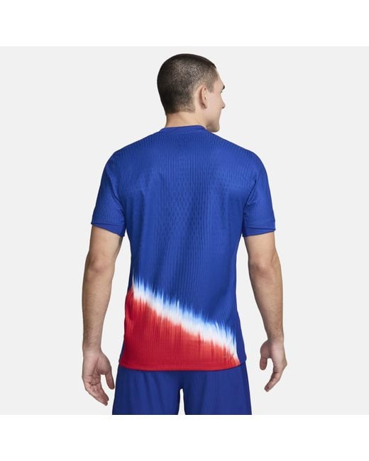 Nike Blue Usmnt 24 Match Away Authentic Soccer Jersey for men