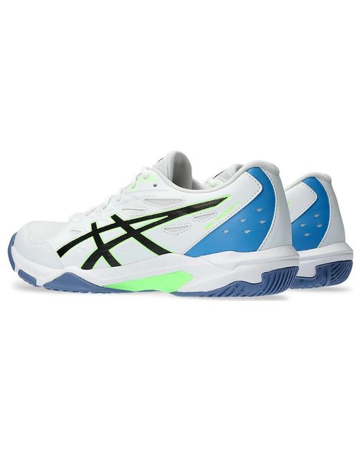 Asics Blue 1071a091-102 Gel-rocket 11 White/lime Burst Uk 10 for men