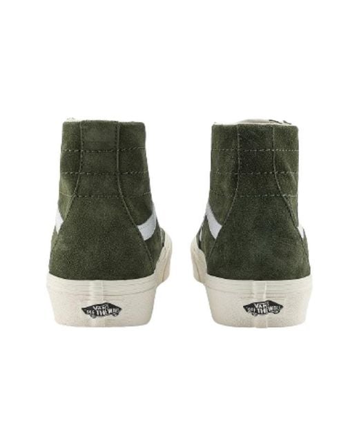 Vans Green Skate Sk8-Hi for men