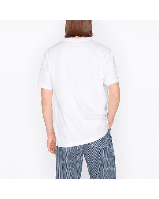 Dior White Ss22 Cotton Plain Weave Knit Material Cd Heart Short Sleeve T-Shirt for men