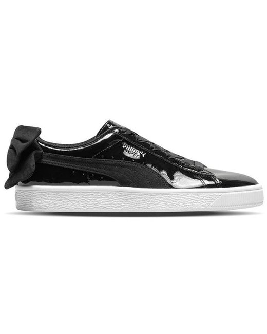 PUMA Black (Wmns) Basket Bow Sb