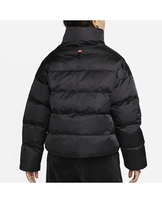 Nike Black (Wmns) Therma-Fit City Series Synthetic Fill Shine Jacket