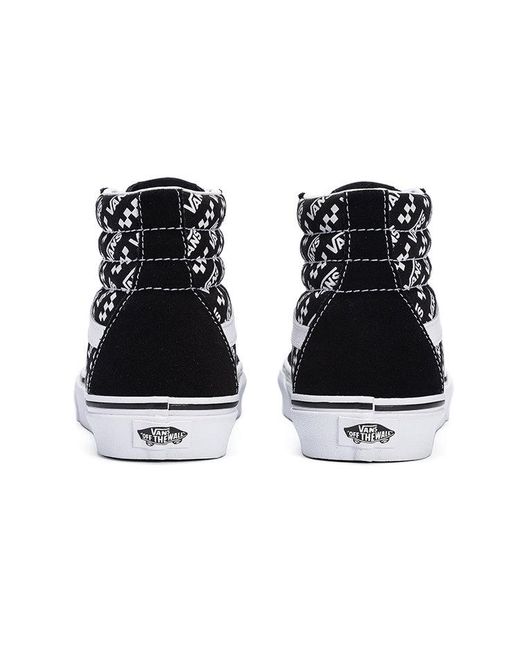 Vans Black Sk8-Hi 'Logo Repeat for men