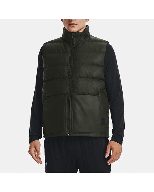 Under Armour Green Ua Storm Sportstyle Down Vest 'Dark' for men