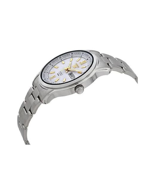 Seiko Metallic No. 5 Sports Steel Strip Waterproof Business Mechanical Watch