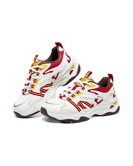 Skechers White (Wmns) D'Lites 4.0