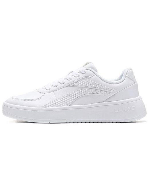 Li-ning White Superwave Low 'Snow' for men