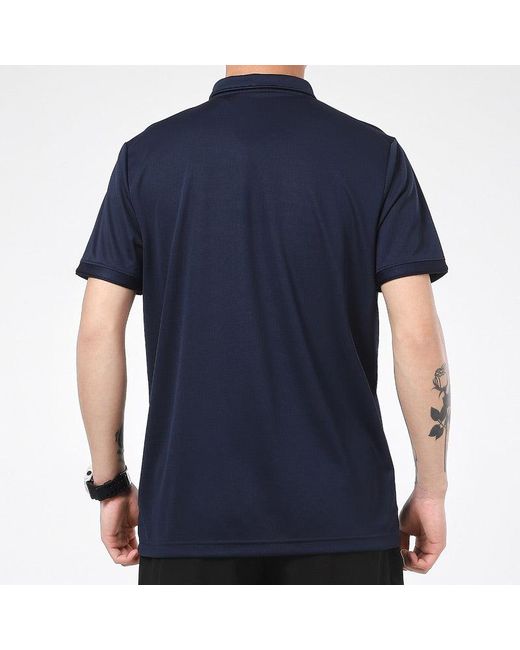 Nike Blue Court Dri-fit Victory Casual Sports Tennis Lapel Short Sleeve Polo Shirt Navy for men