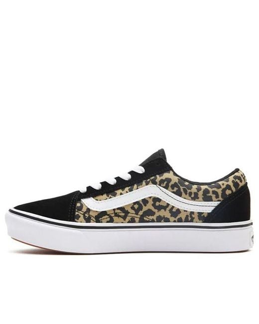 Vans Black Comfycush Old Skool Kids 'Leopard' for men