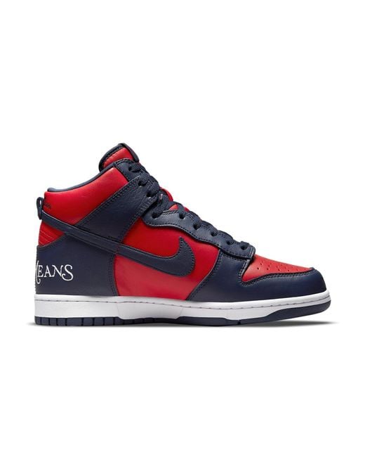 Nike Blue X Supreme Sb Dunk High 'By Any Means for men
