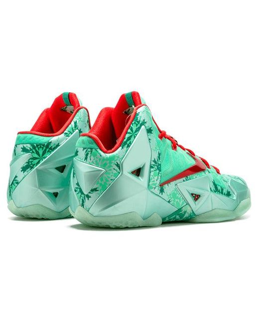 Nike Green Lebron 11 'Christmas' for men