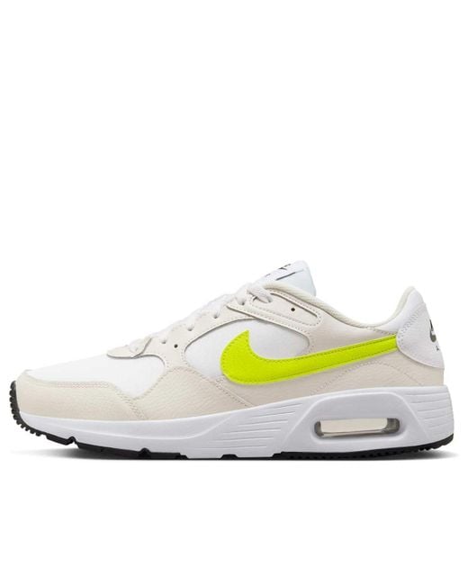 Nike White Air Max Sc Cyber' for men