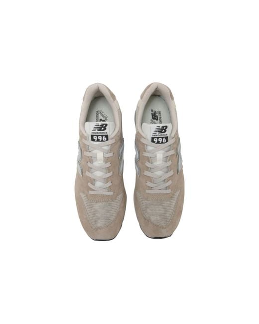 New Balance White 996 for men