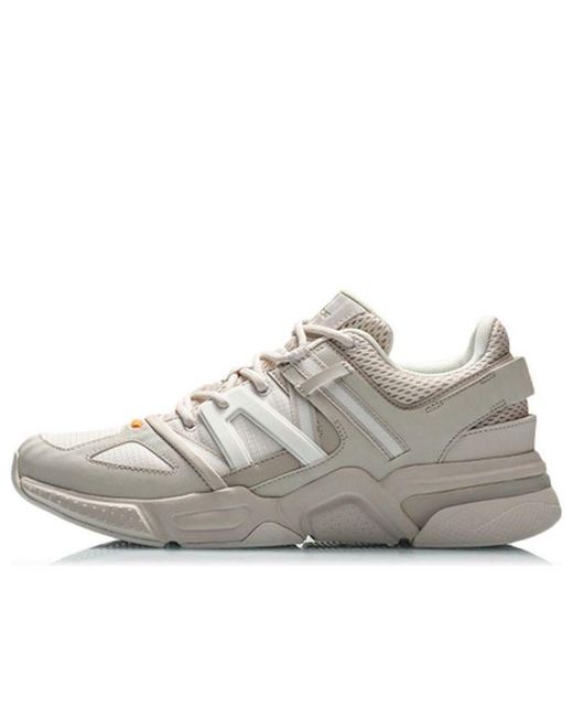 Li-ning Gray Light Classic Leisure Low for men
