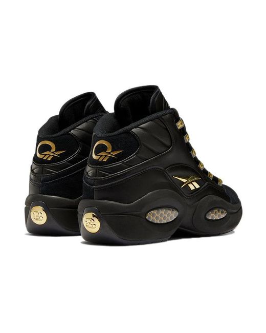 Reebok Black Question Mid Lux for men