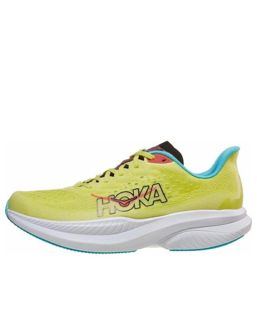 Hoka One One Yellow Mach 6 'Yuzu Cielo' for men