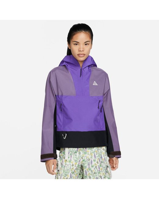 Nike Acg Storm-fit Adv Cascade Rain Jacket Asia Sizing in Purple | Lyst