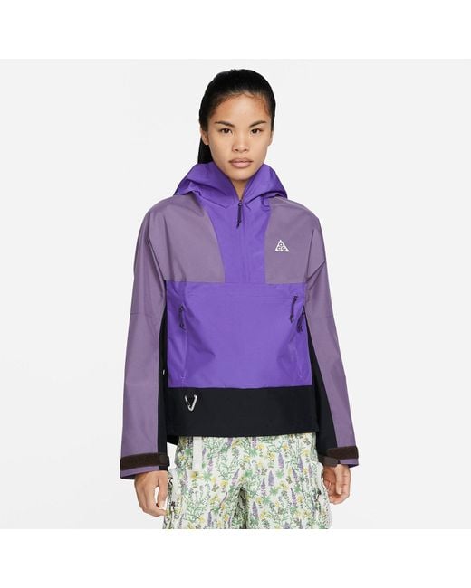 Nike Purple (Wmns) Acg Storm-Fit Adv Cascade Rain Jacket Asia Sizing 'Canyon'