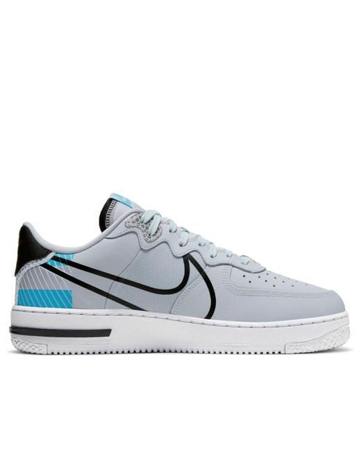 Nike Blue X 3M Air Force 1 React Lx 'Pure Platinum Baltic' for men