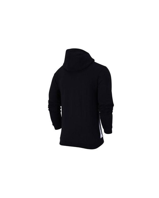 Nike Blue Logo Fleece Stay Warm Casual Sports Hooded Jacket for men