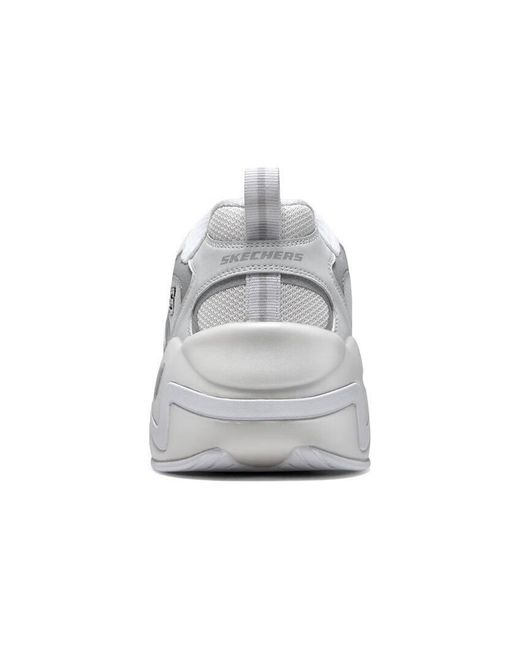 Skechers White D'Lites Hyper Burst for men