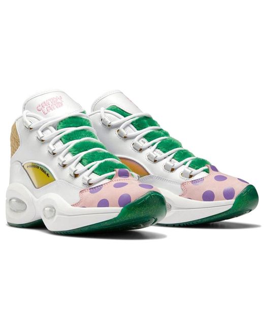 Reebok White Hasbro X Question Mid 'Candy Land' for men