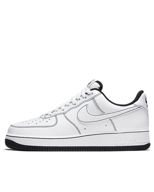 Nike White Air Force 1 '07 'Contrast Stitch' for men