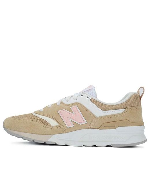 New Balance White 997 Shoes for men