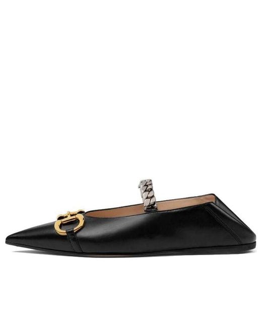 Gucci Black (Wmns) Ballet Flat With Horsebit Leather