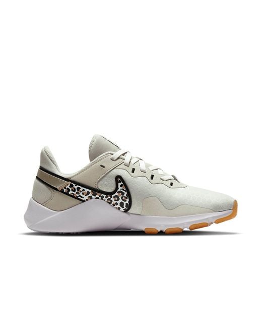 Nike White (Wmns) Legend Essential 2 Premium 'Leopard'
