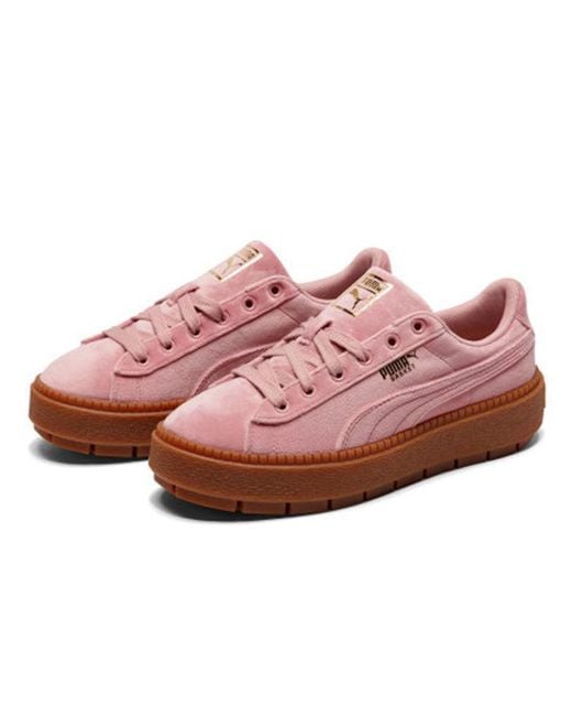 PUMA Pink (Wmns) Platform Trace V