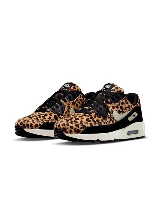 Nike Black Air Max 90 Golf Nrg 'Leopard' for men