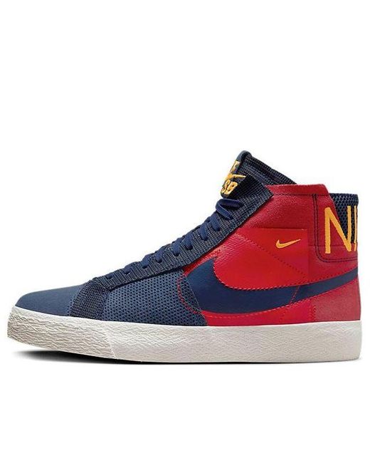 Nike Sb Zoom Blazer Mid 'deconstructed Barcelona' in Blue for Men | Lyst