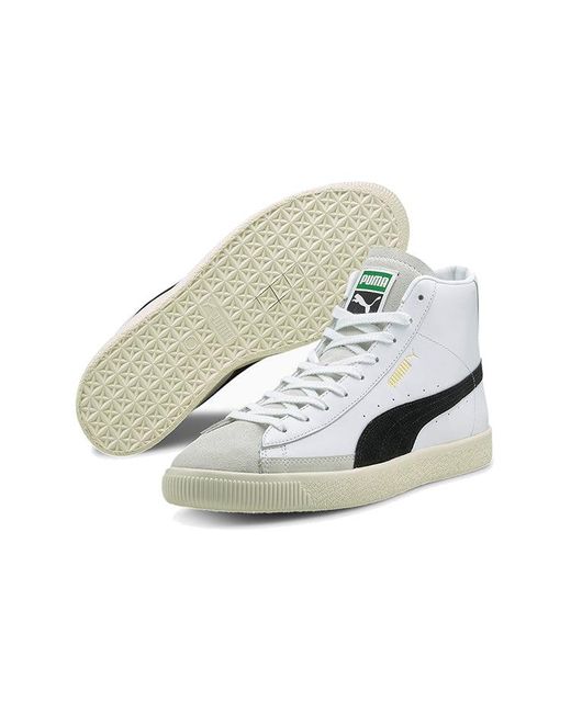 PUMA White Basket Mid Vintage for men