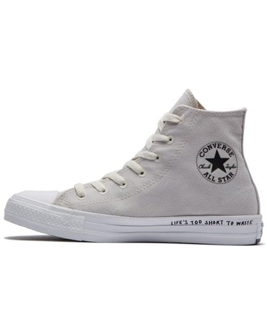 Converse Gray Chuck Taylor All Star Hi 'Pale Putty' for men