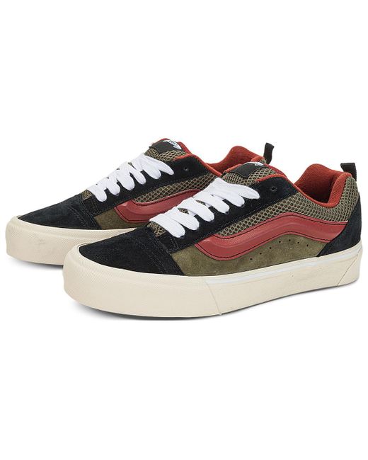Vans Red Knu Skool Shoes 'Devils Details for men
