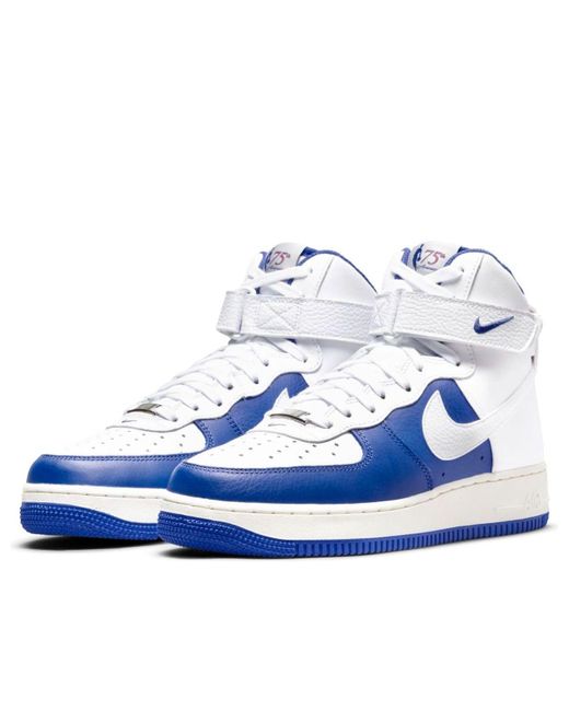 Nike Blue X Nba Air Force 1 High '07 Lv8 '75Th Anniversary for men