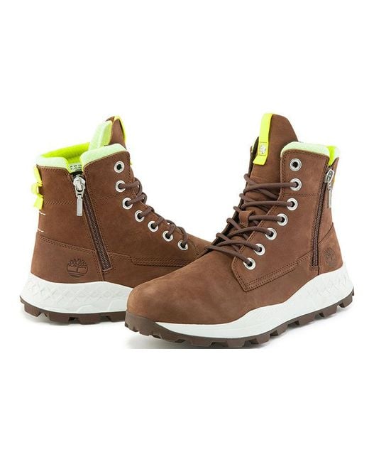 Timberland Brown Brooklyn Side Zip Boot 'Dark' for men
