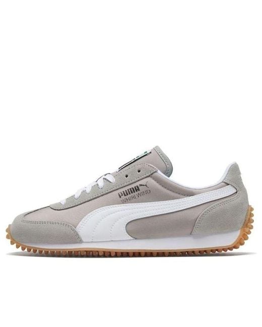 PUMA White Whirlwind Classic Low Tops Retro Casual Shoe for men