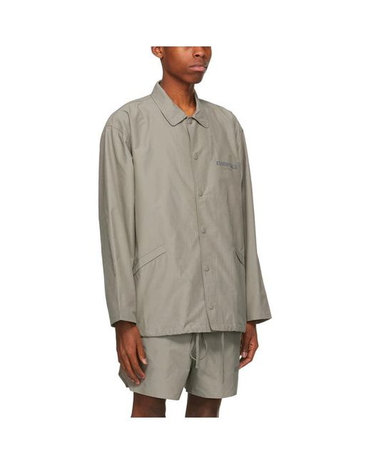 Fear Of God Gray Fw21 Souvenir Jacket 'Taupe' for men