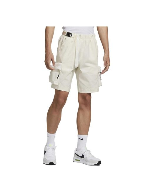 Nike Natural Acg Snowgrass Cargo Shorts for men